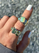 Load image into Gallery viewer, Ethiopian Opal Chunky Ring (size 7.5 but fits 7)
