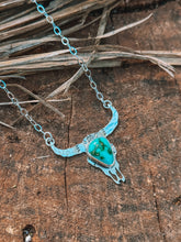 Load image into Gallery viewer, Emerald Valley Turquoise Betsy Necklace (18”)
