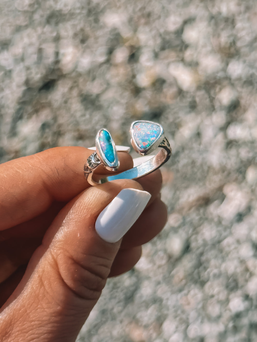 Open Shank Cutie Opal Ring (Size 9)